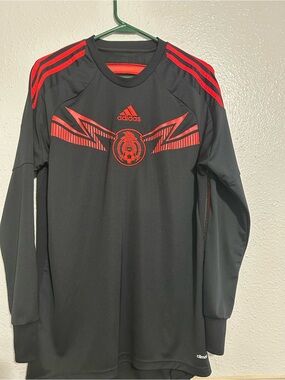 Adidas México 2014 World Cup Goalkeeper Soccer Jersey Long Sleeve